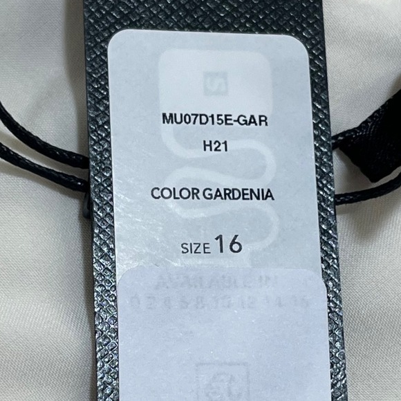 BCBG Max Azria Jordan Gardenia One Shoulder Ruffled Evening Mini Dress NWT READ - Picture 9 of 12